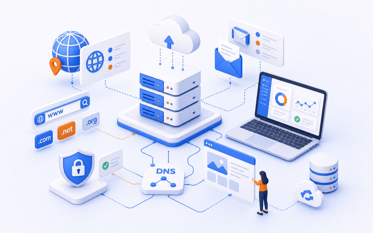 Hosting, dominios y correos - servicios ESAMSoft